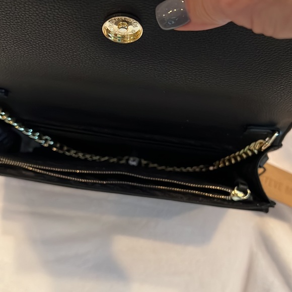 Steve Madden black clutch 10.5x5.5x1 new with tag - Picture 10 of 10